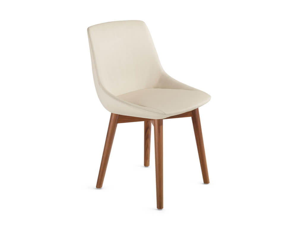 BAVERO chair | 4-legged wood | walnut 