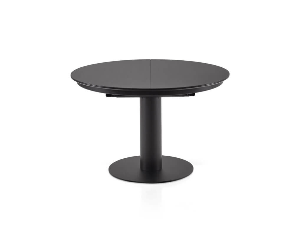 Table LETA ZYLINDER | satin lacquered glass