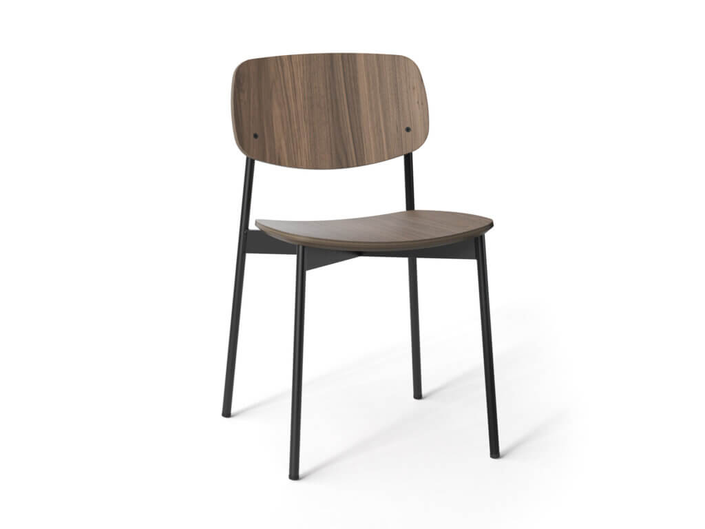 Stuhl INFLAGRANTI | Nussbaum furniert, matt lackiert